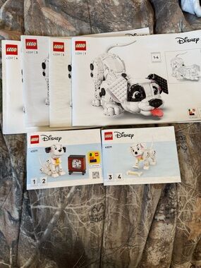 Lego Disney 101 Dalmatian Build Manuals 43269 and 43271